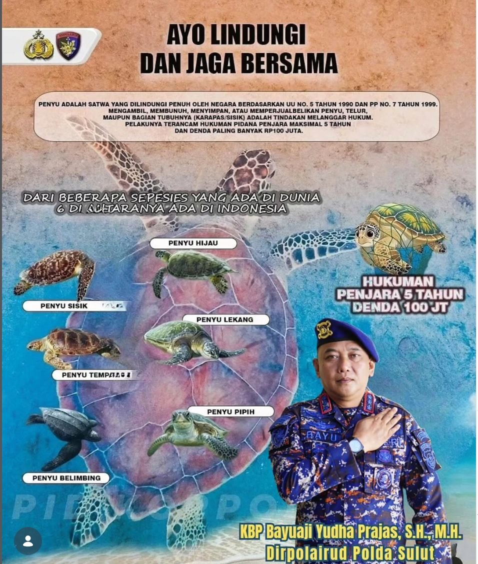 Dir Polairud Sulut : Ayo Kita Lindungi Dan Jaga Bersama Kekayaan Laut Kita